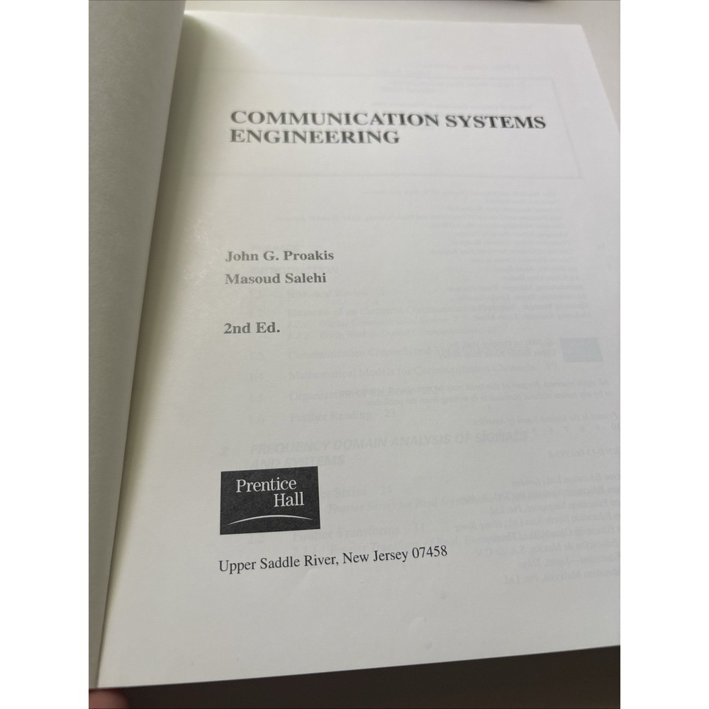 Communication Systems Engineering (2nd Edition) - Picture 7 of 7